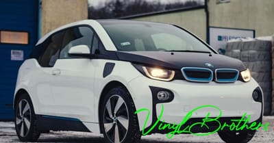BMW i3- Przedstawiam kolejną realizację  ze zmiany koloru • Folia od 3M biała perła sp10 2080