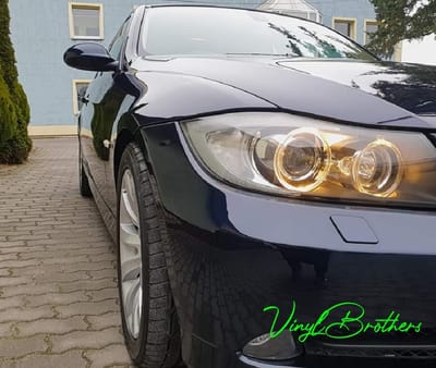 bmw e90-przyciemnienie szyb - 30 % -Przyciemnienie lamp -Wyczyszczone całe wnętrze .