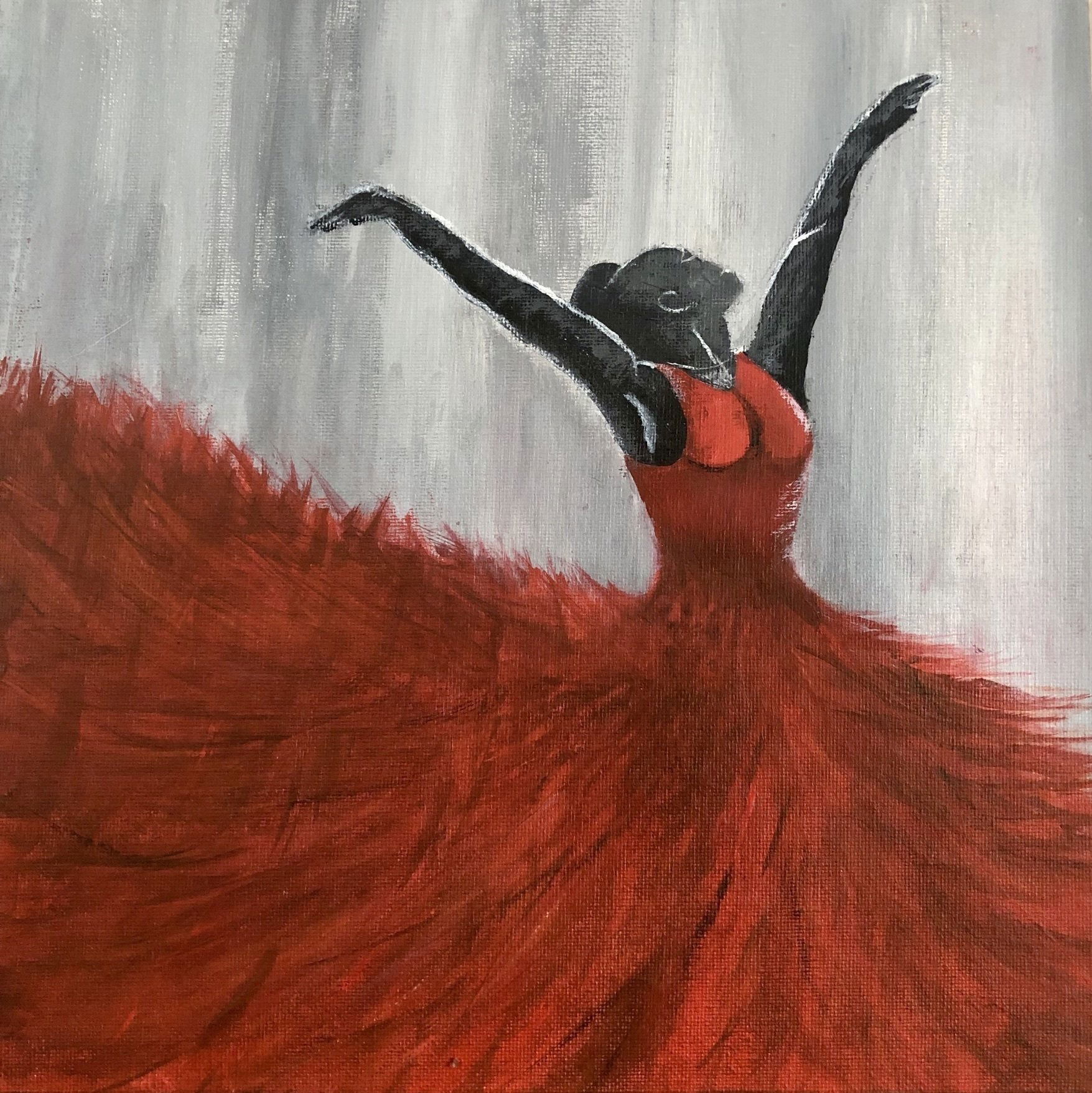 Dancing with Colours (Red) - £45