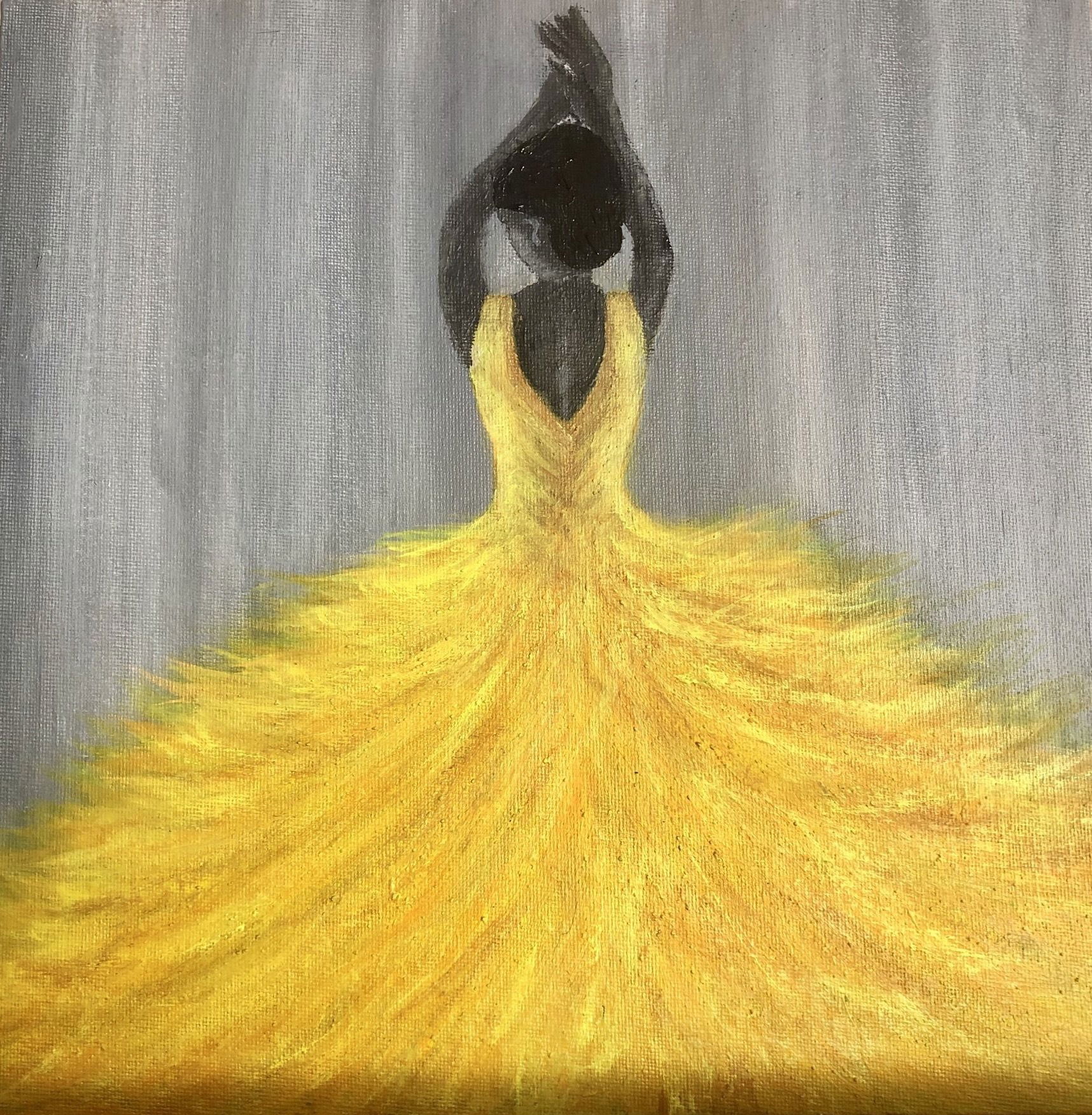 Dancing with Colours (Yellow) - £45