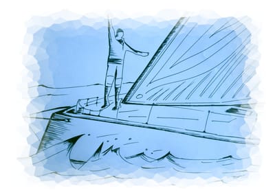 POEME ET DESSIN 7 . VOILES  image