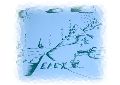 POEME ET DESSIN 10 . H2O EAUX image
