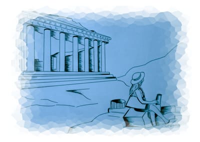 POEME ET DESSIN 21 . MEDITERRANEE image