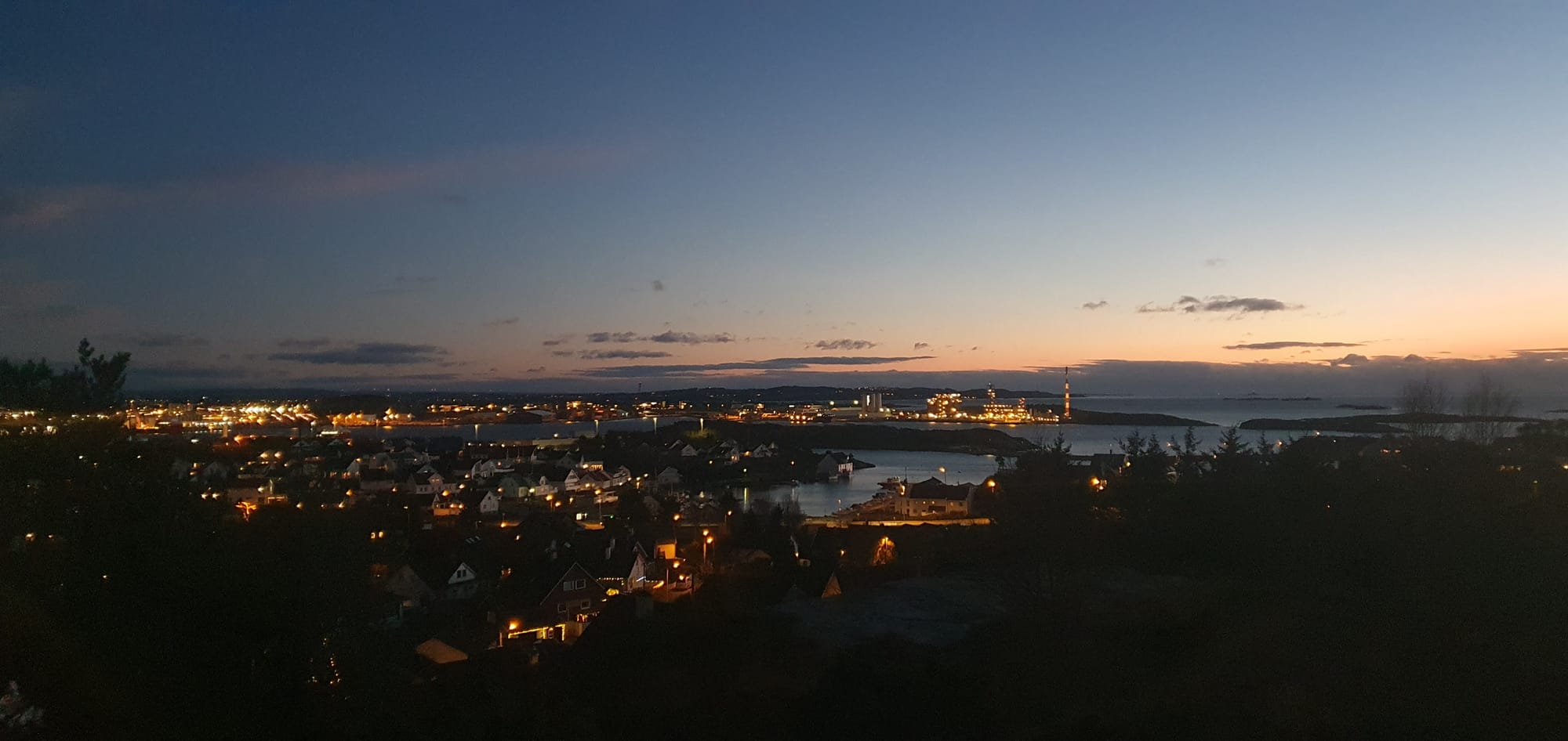 Evening picture Tananger Risavika 18.11.2022