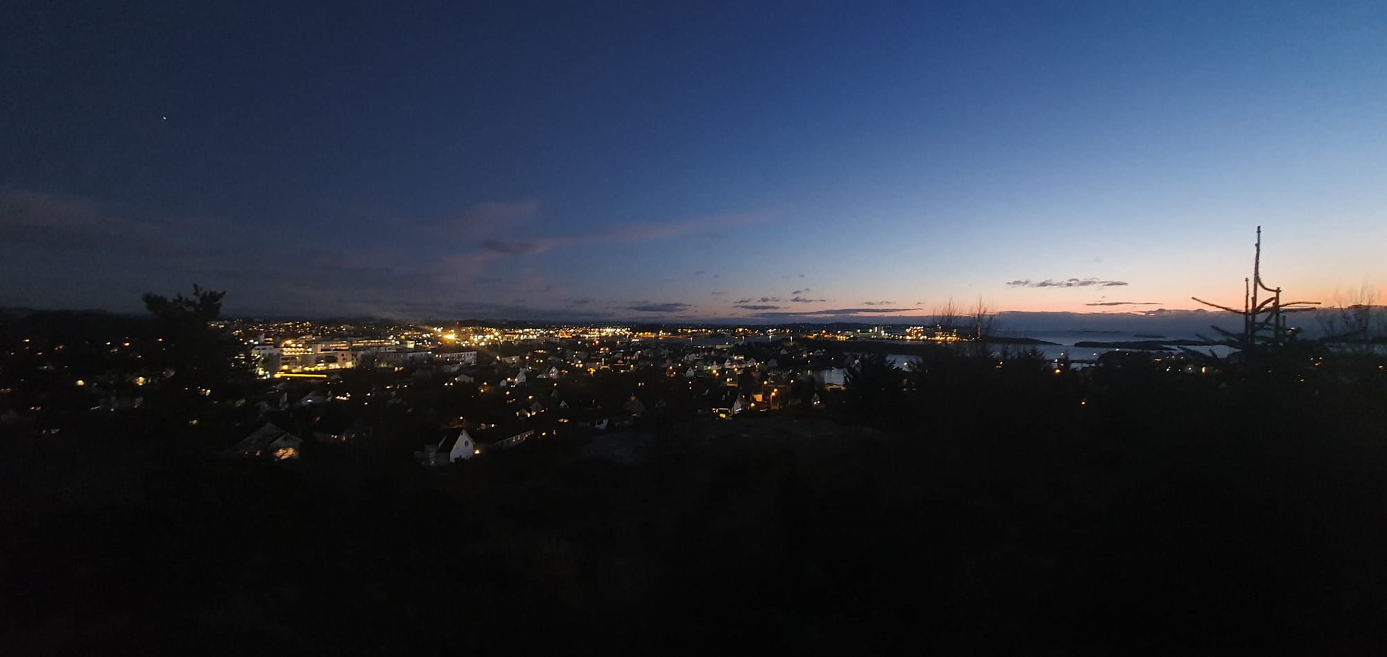 Evening picture Tananger Risavika 18.11.2022