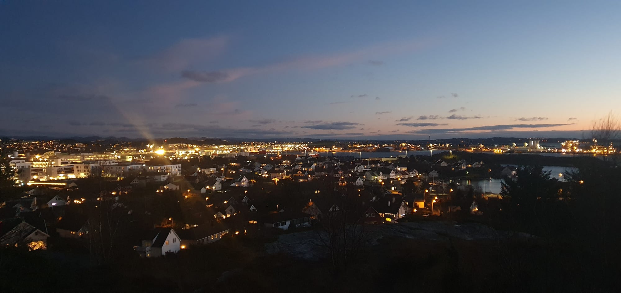Evening picture Tananger and Risavika 18.11.2022