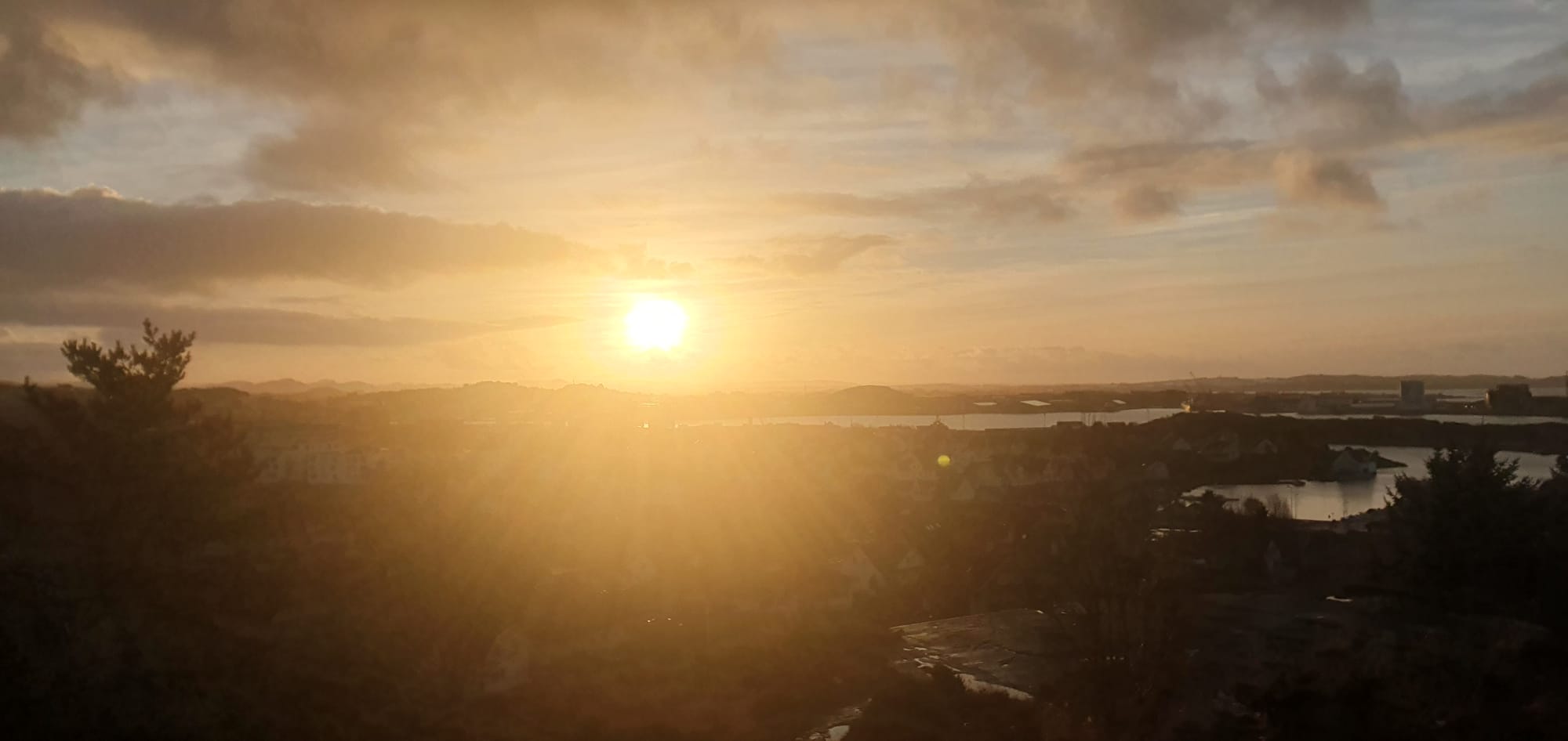 Sunshine over Tananger 18.12.2022