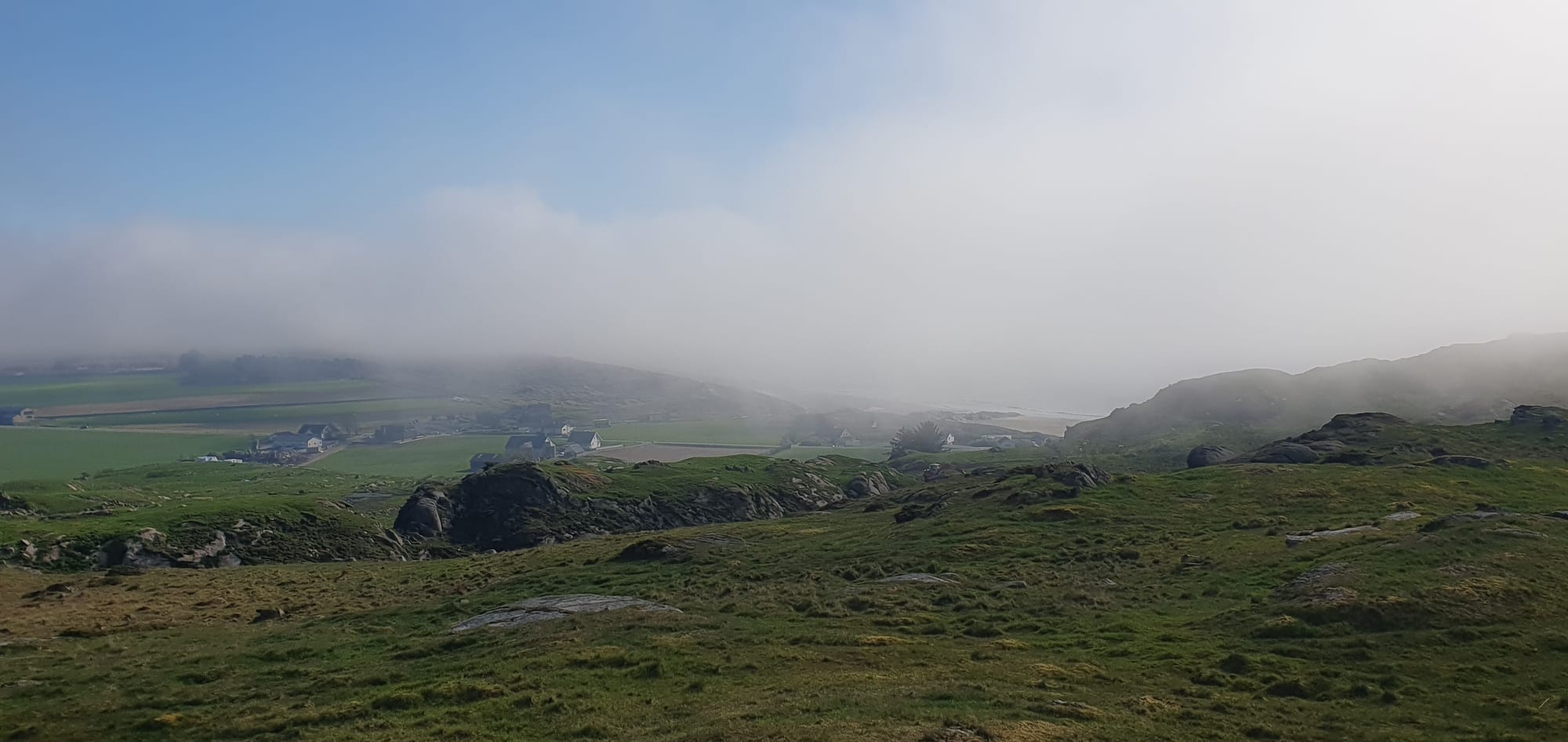 Fog over Tjelta may 2023