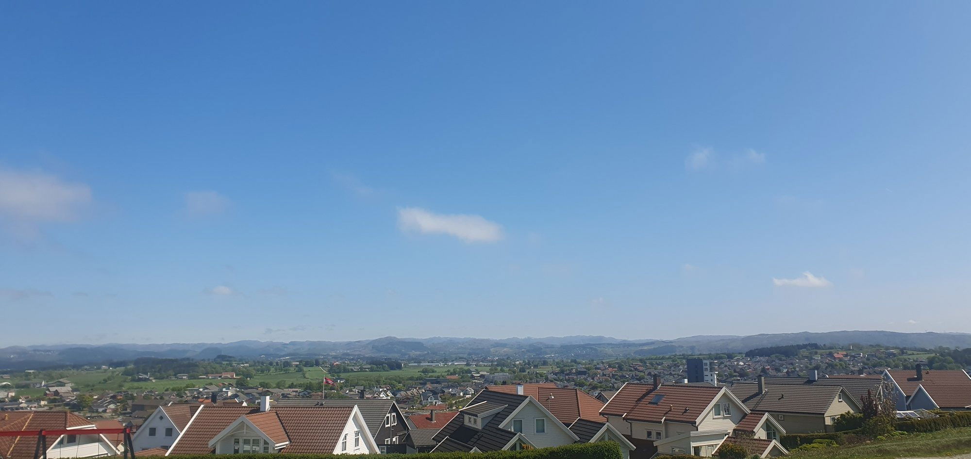 View to Ryfylke muntains in May 2023