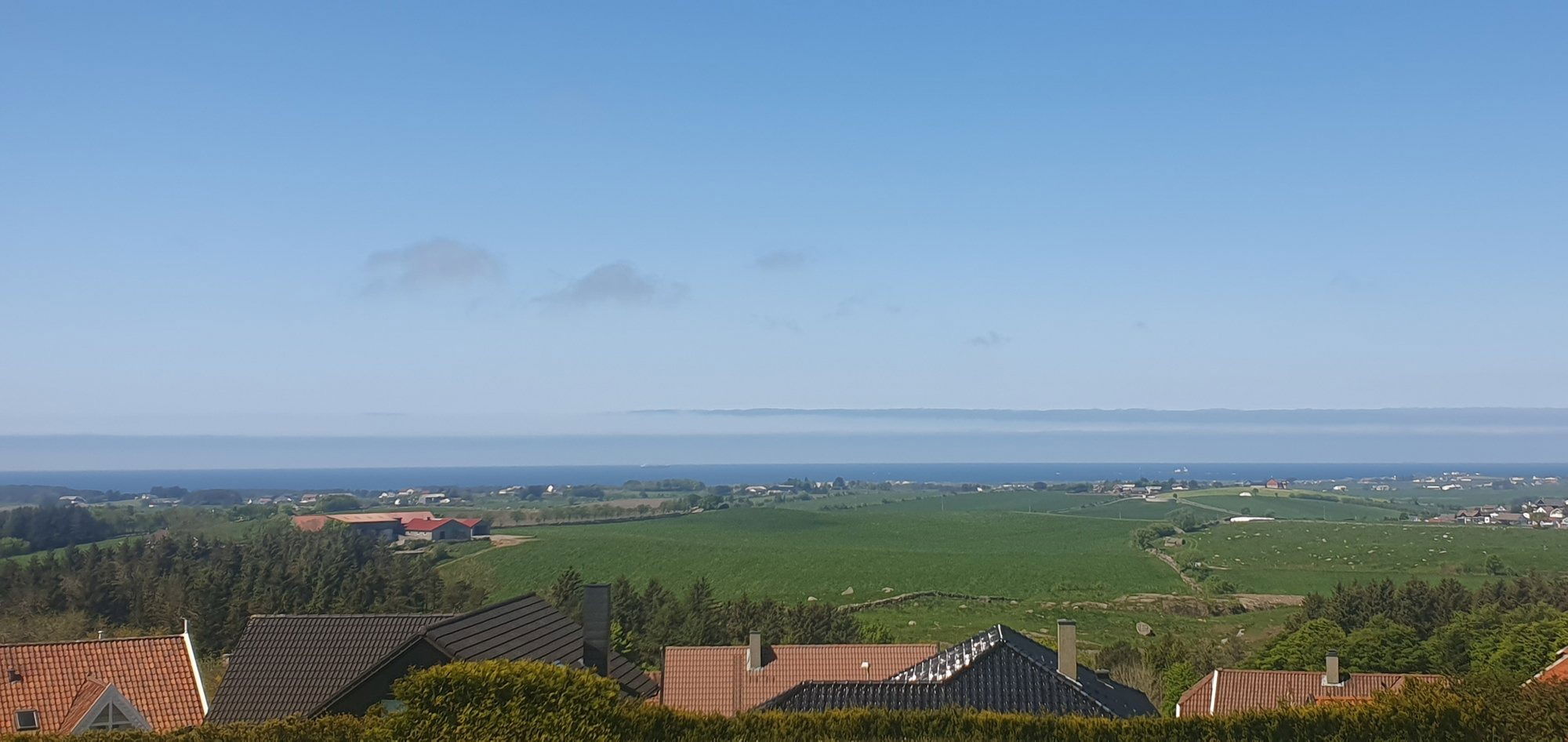 View to the ocean from Varden klepp center may 2023 ships