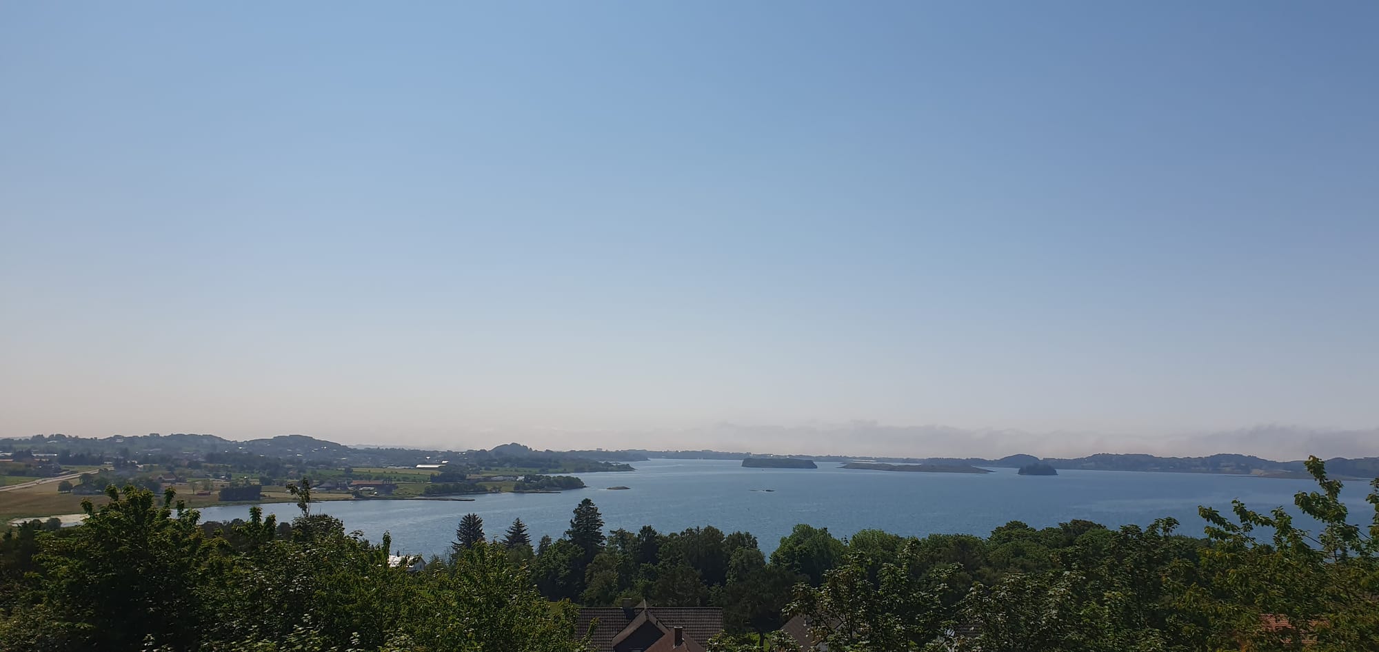 View to Hafrsfjord Juni 2023