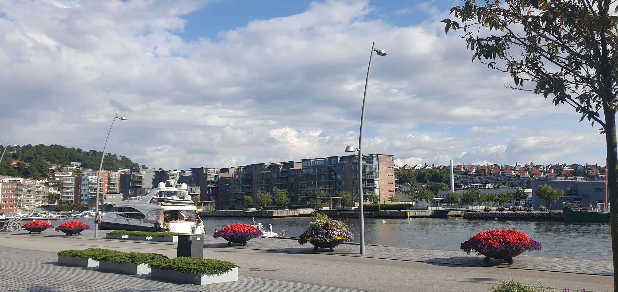 Boats and blink festival in Sandnes center