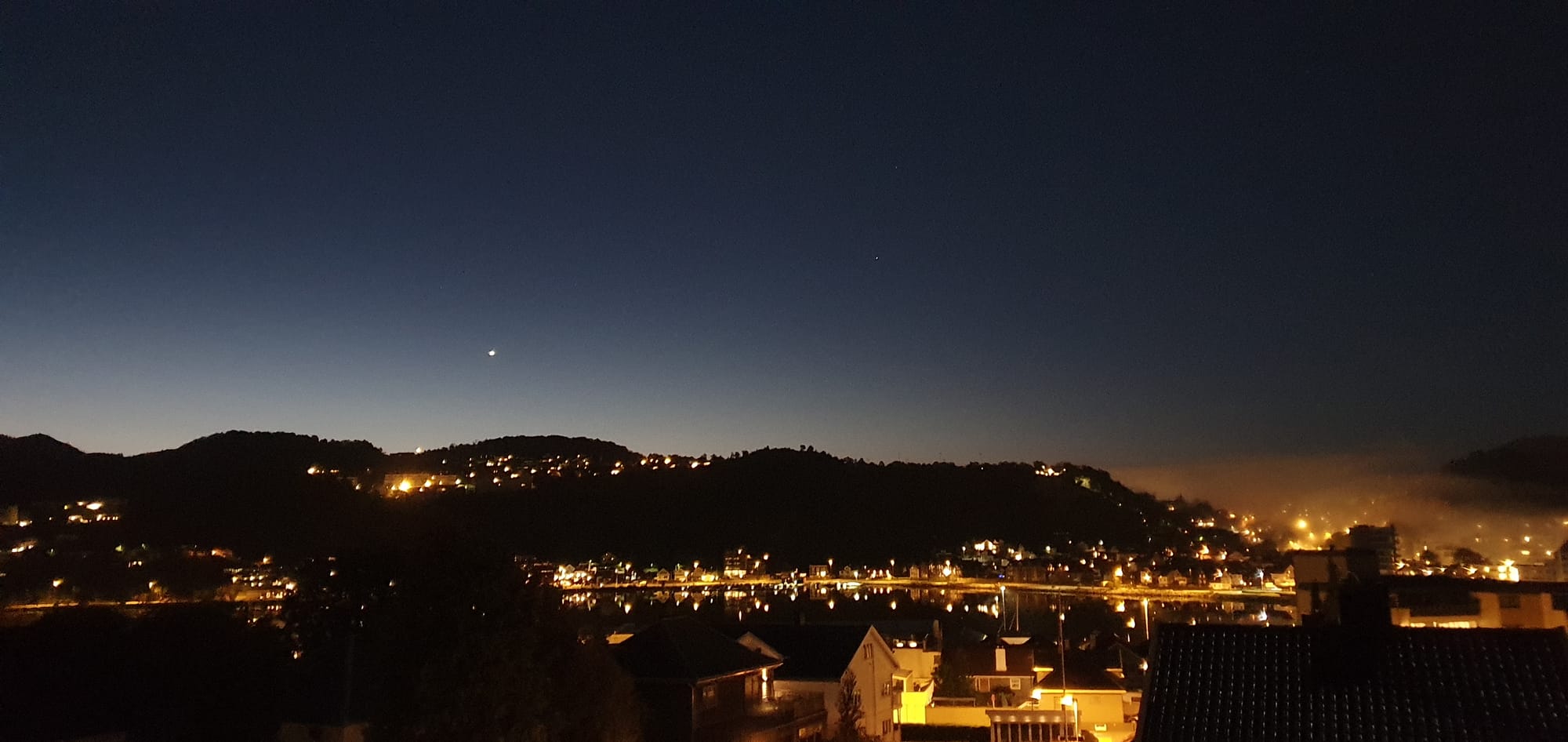 View to hana and harbour in Sandnes sept 2023