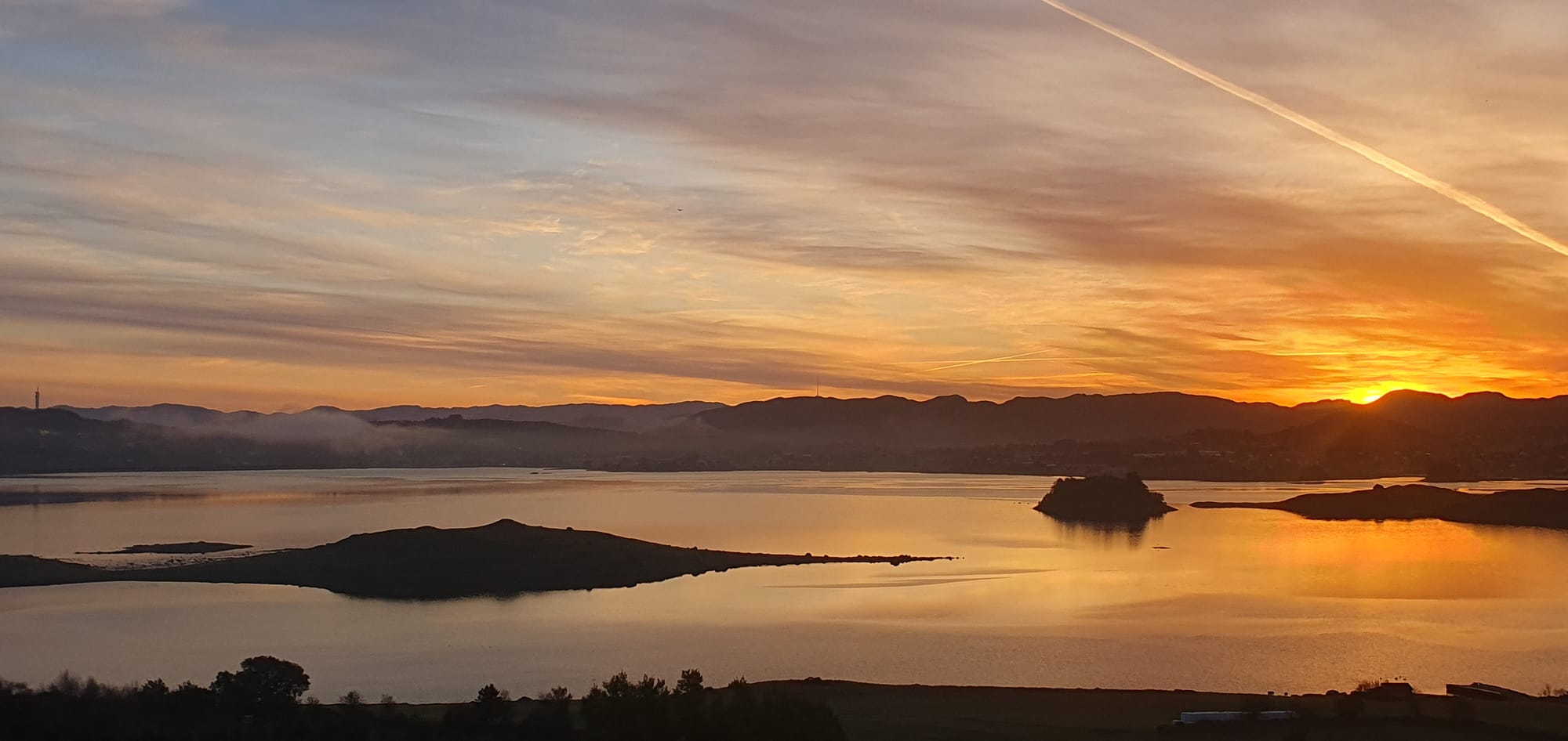 Sunrise over Hafrsfjord 18.10.2023