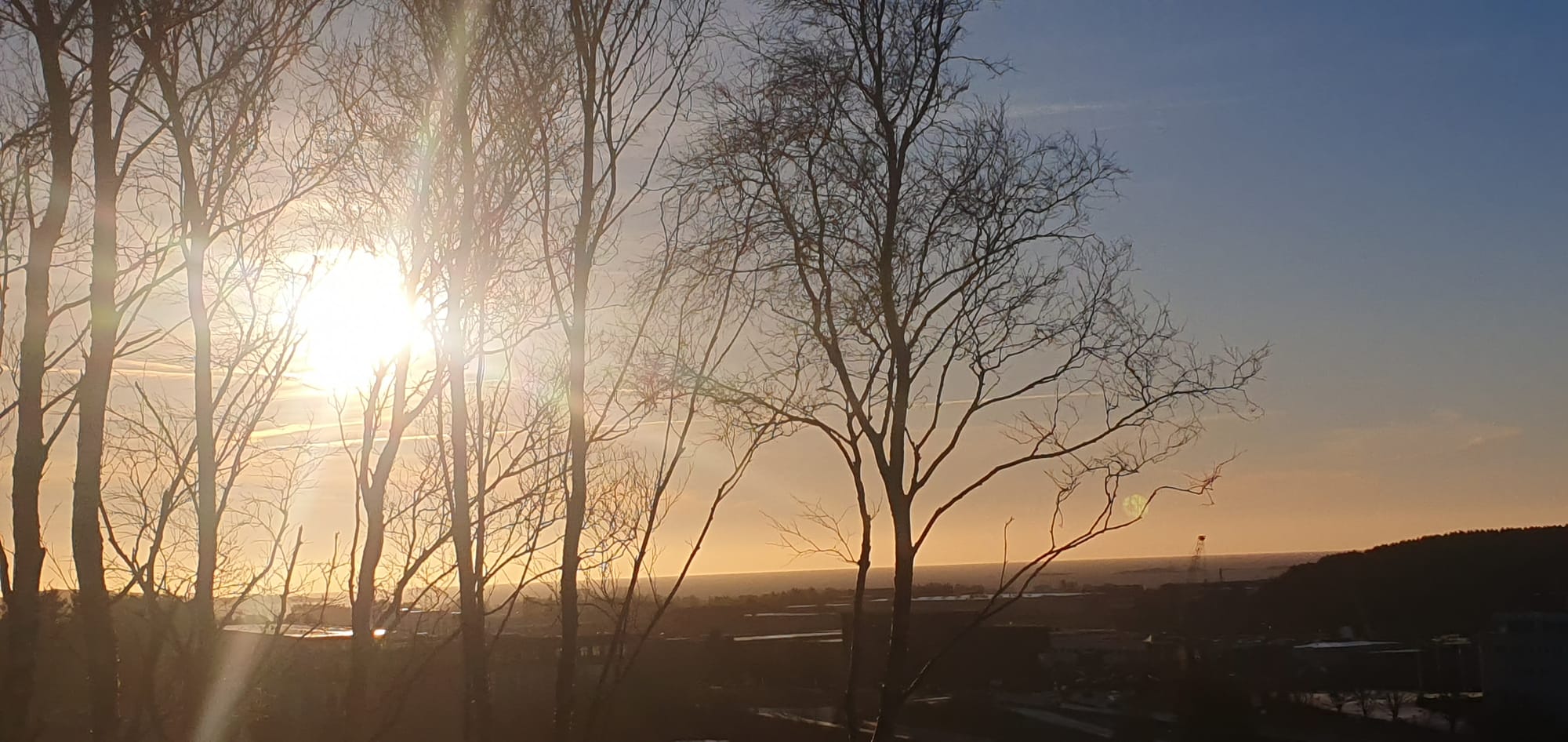 Sunset in Risavika Jan 2024