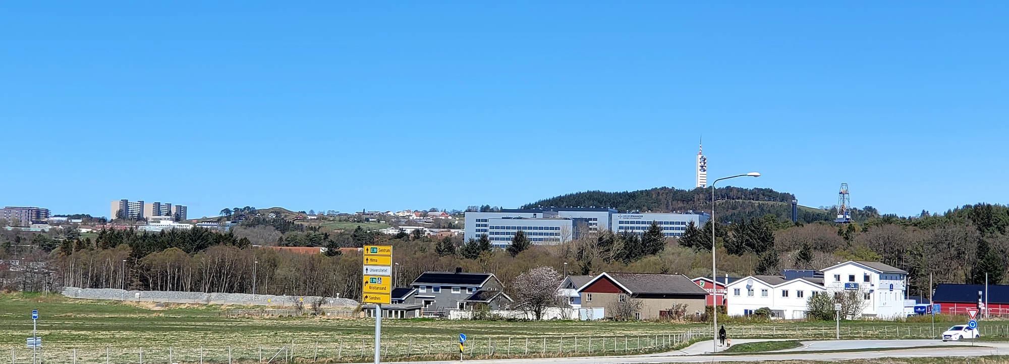 New hospital and and nature