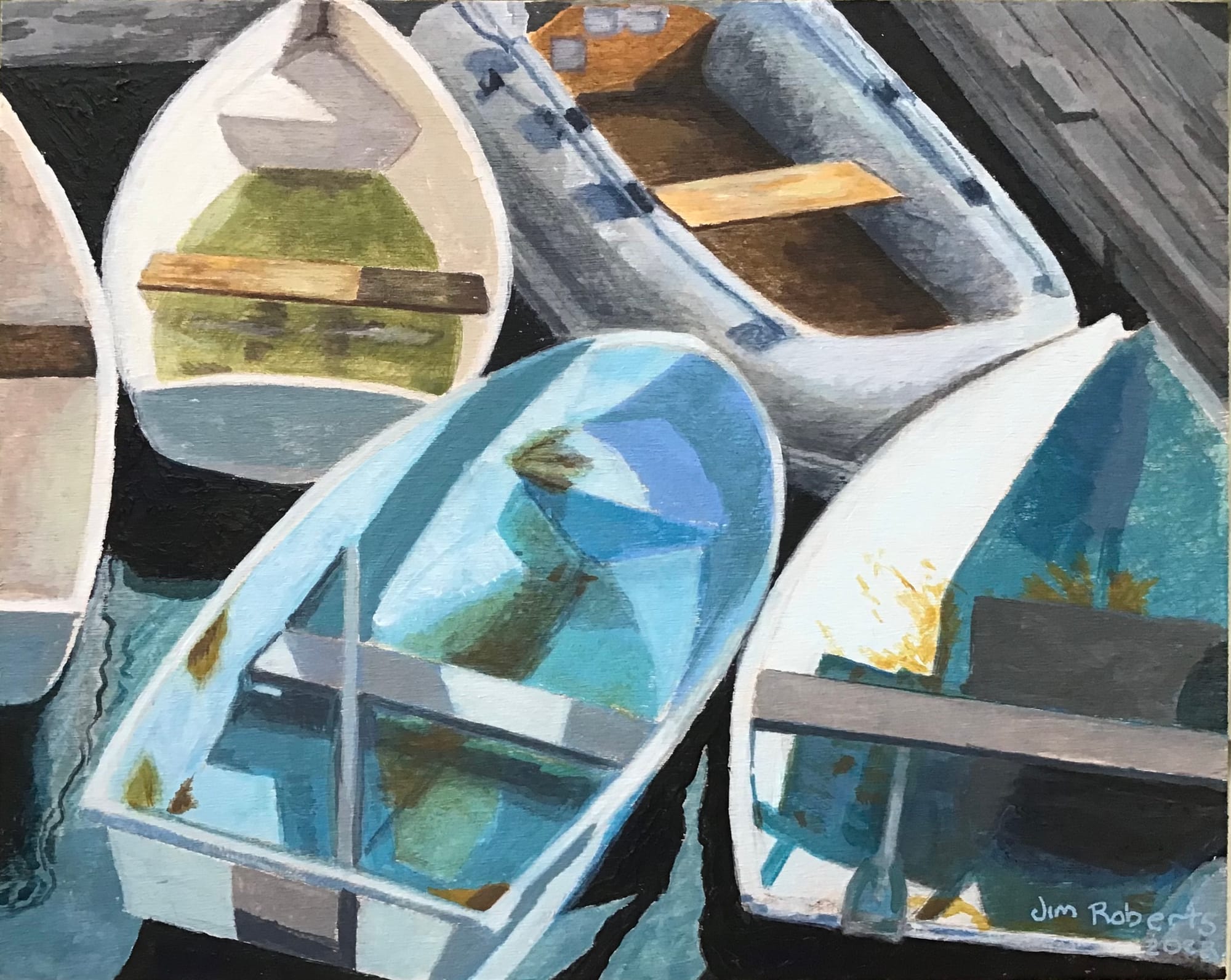 BLUE DINGHIES