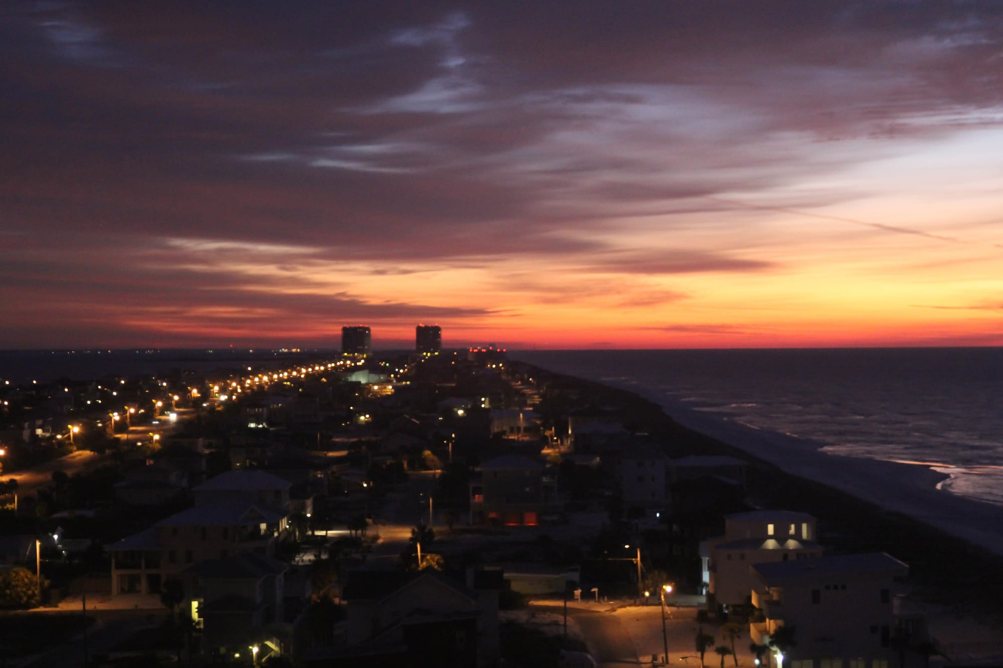 Good Morning.  Enjoy your coffee with this Sunrise view