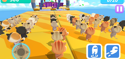 Catfall guys: Online royale