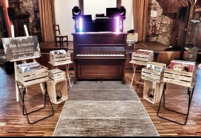 Bar à vinyles