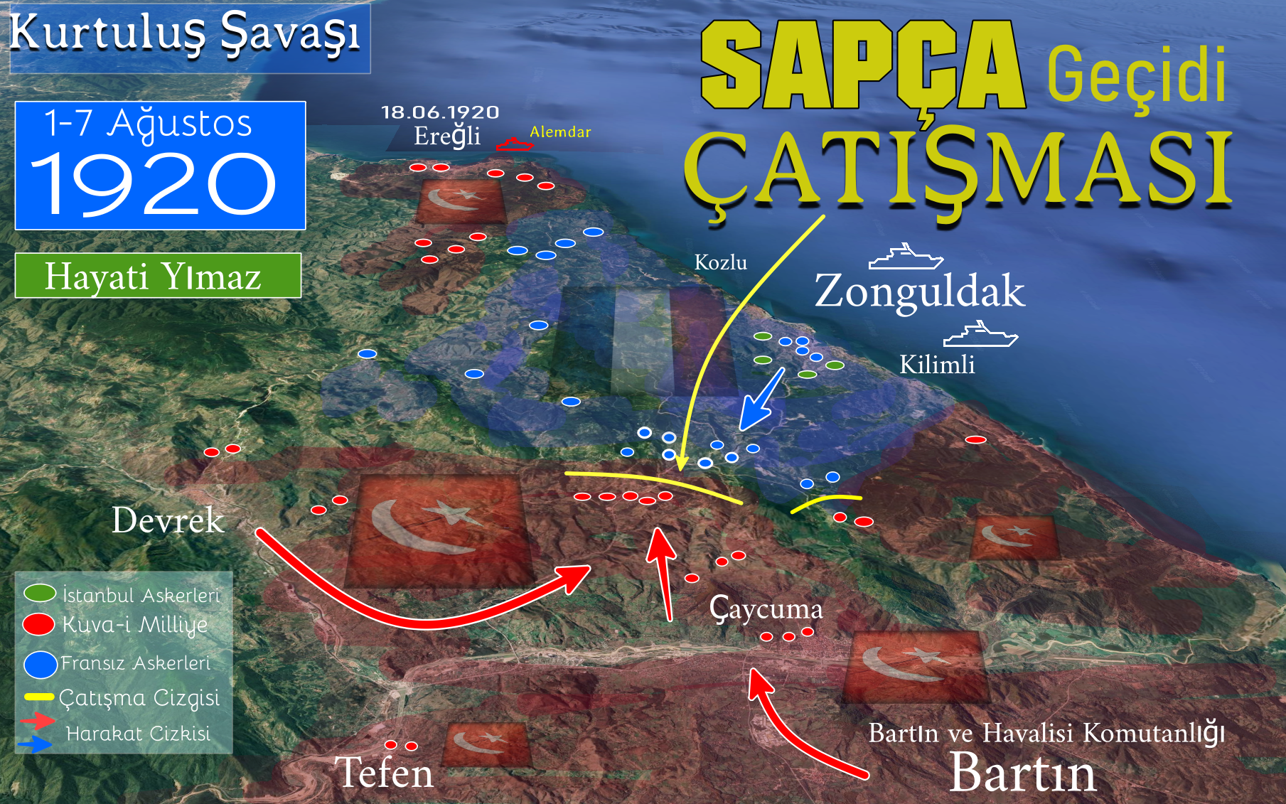 KURTULUŞ SAVAŞI ZONGULDAK , SAPÇA GEÇİDİ ÇATIŞMASI