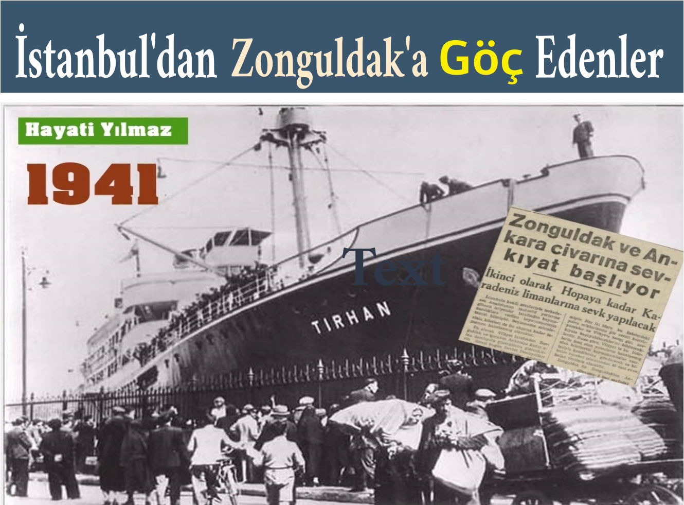 İSTANBUL’DAN ZONGULDAK’A GÖÇ EDENLER