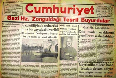26 AGUSTOS ATATÜRK ZONGULDAK`DA