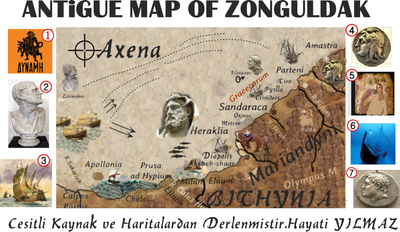 ANTiGUE MAP OF ZONGULDAK