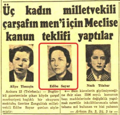 ZONGULDAK`IN İLK KADIN MİLLETVEKİLİ BAKIN, NE KANUN TEKLİFİ VERMİŞ.