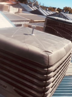 Daddylonglegs Spikes on Aircon Units Protects from Pigeons Roosting