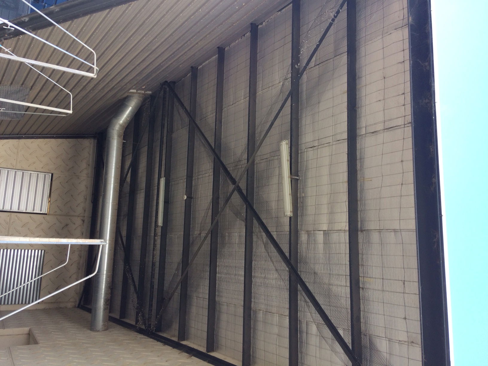 Bird Spikes Installed to Roof Trussed to Stop Pigeon Fouling