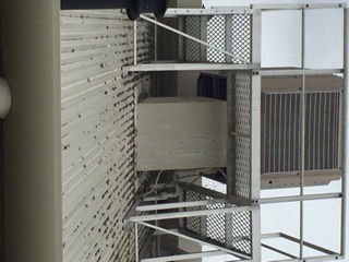 Pigeon Fouling - Area Under AC Access Meshed Off