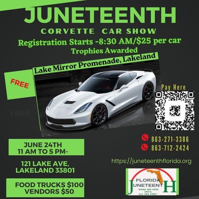 Juneteenth Corvette Car Show image