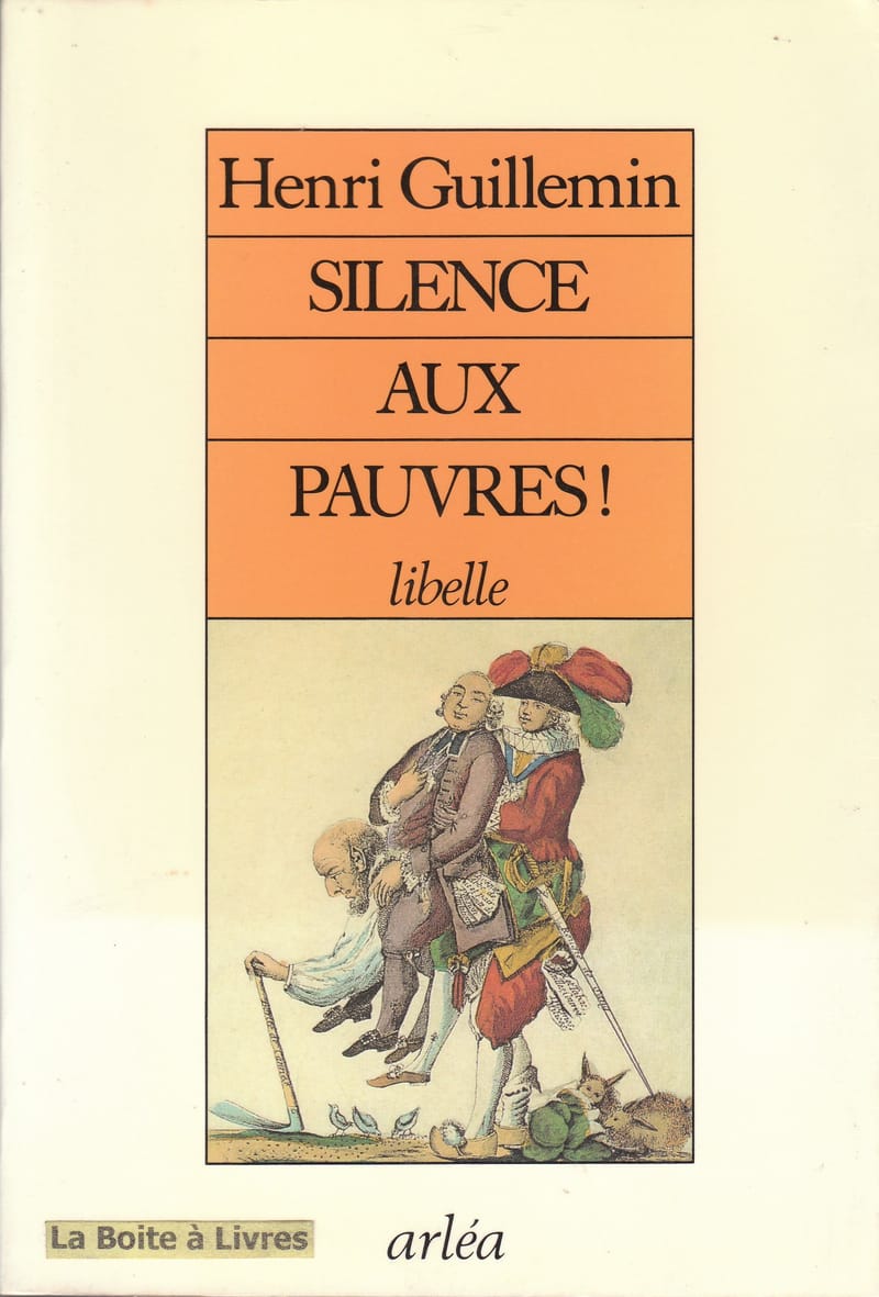 1789 : SILENCE AUX PAUVRES !