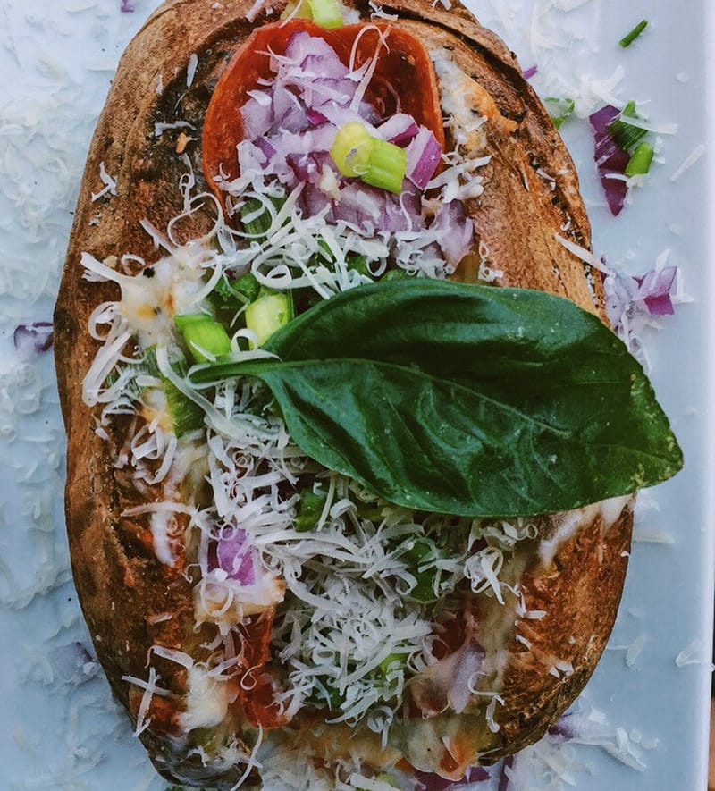 Pizza Baked Potato