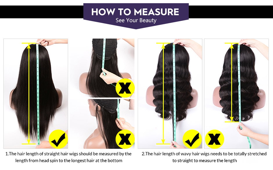 Accurately measure hair