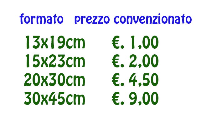 LISTINO PREZZI