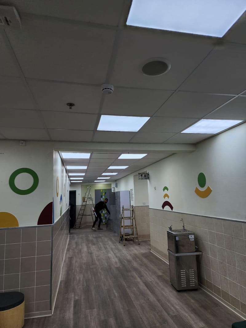 תקרה אקוסטית + ג"ת 