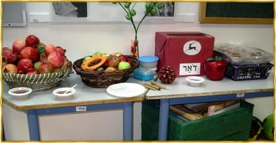 ראש השנה- שולחן חג בכיתה