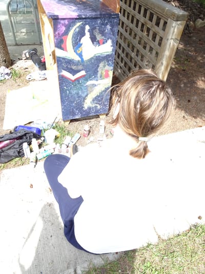 Ritchie And Hazeldean&#039;S LITTLE FREE LIBRARIES! image