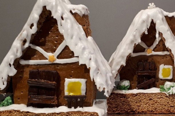 Mini-Lebkuchenhaus bauen