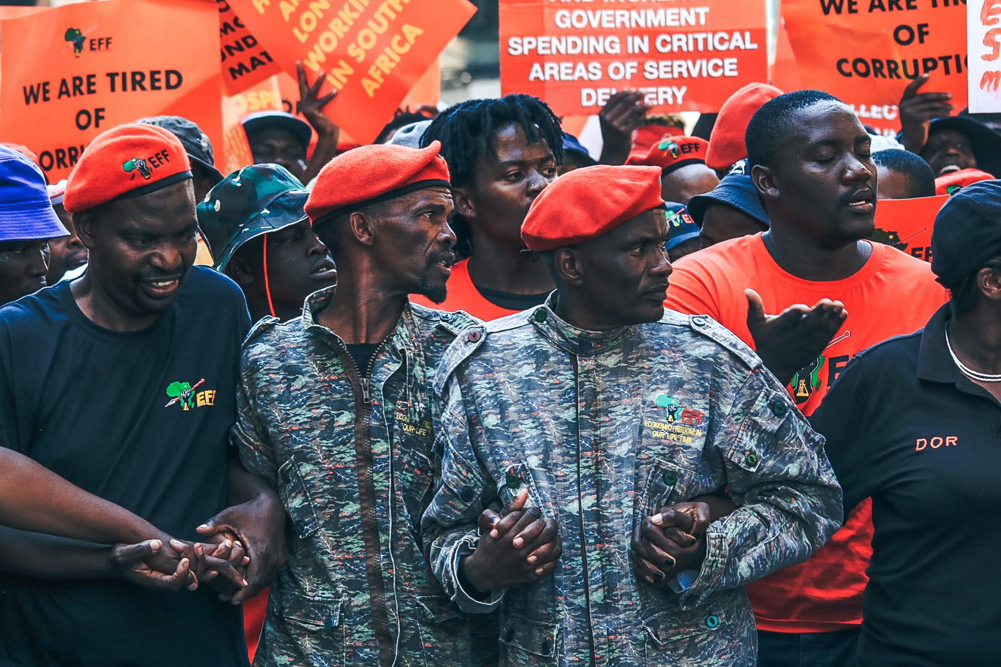 EFF national shutdown at Pretoria
