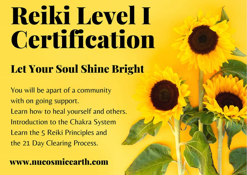 Reiki Level 1 Certification