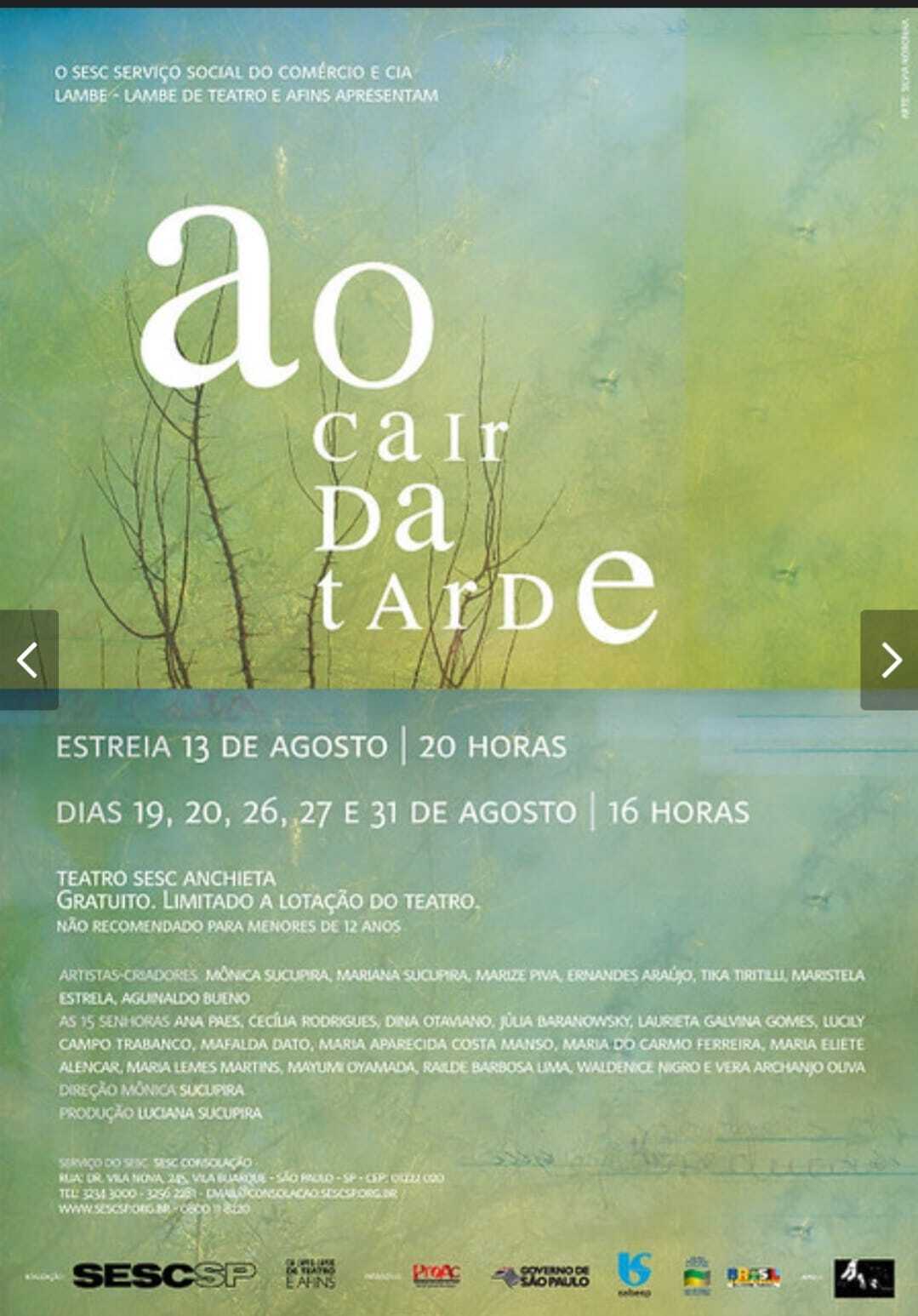 Ao Cair da Tarde - Mônica Sucupira