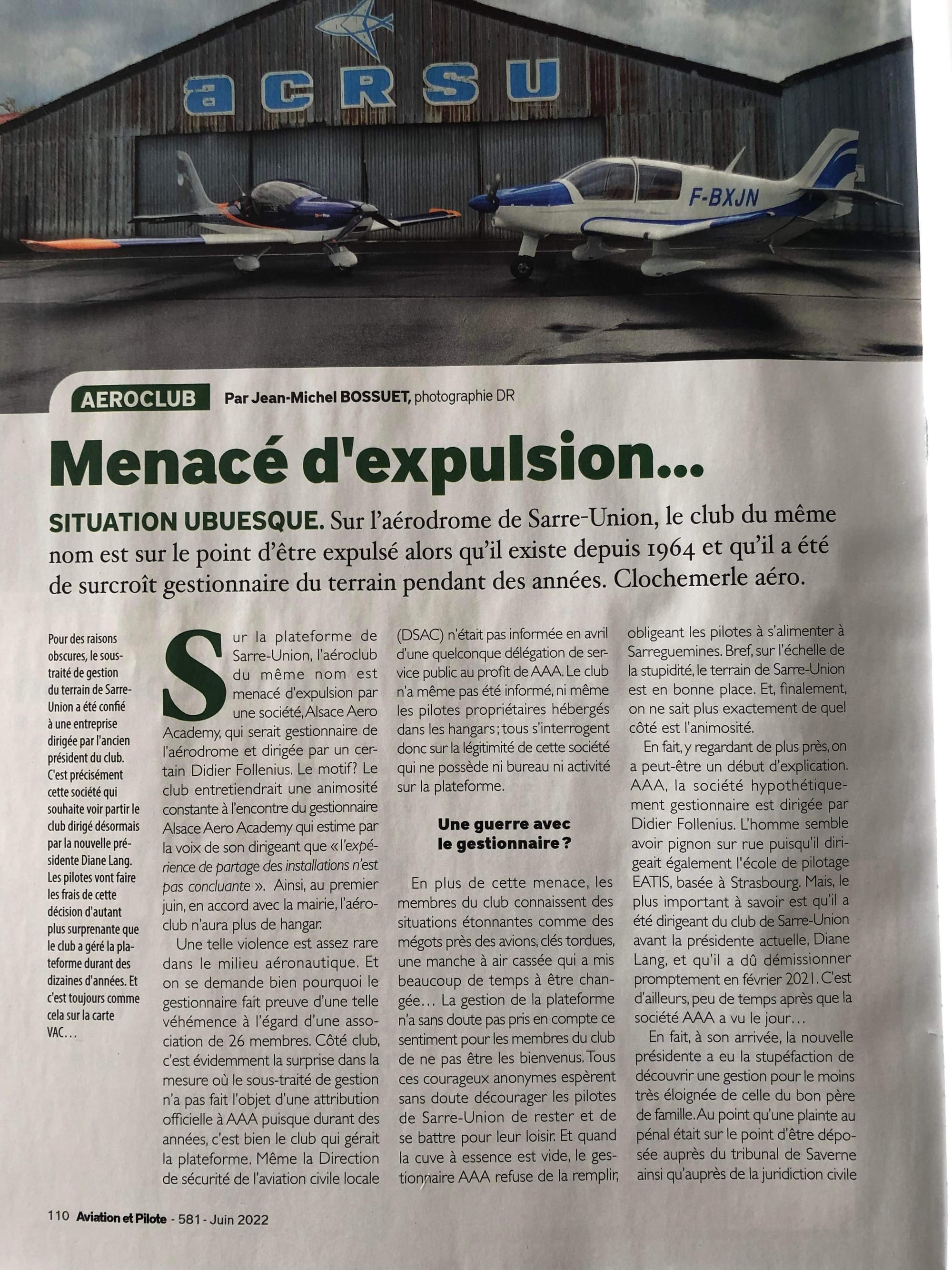 Aviation et Pilote parle de nous