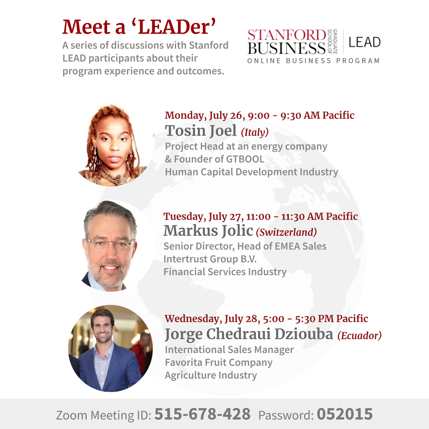 Guest speaker at Me2we Stanford