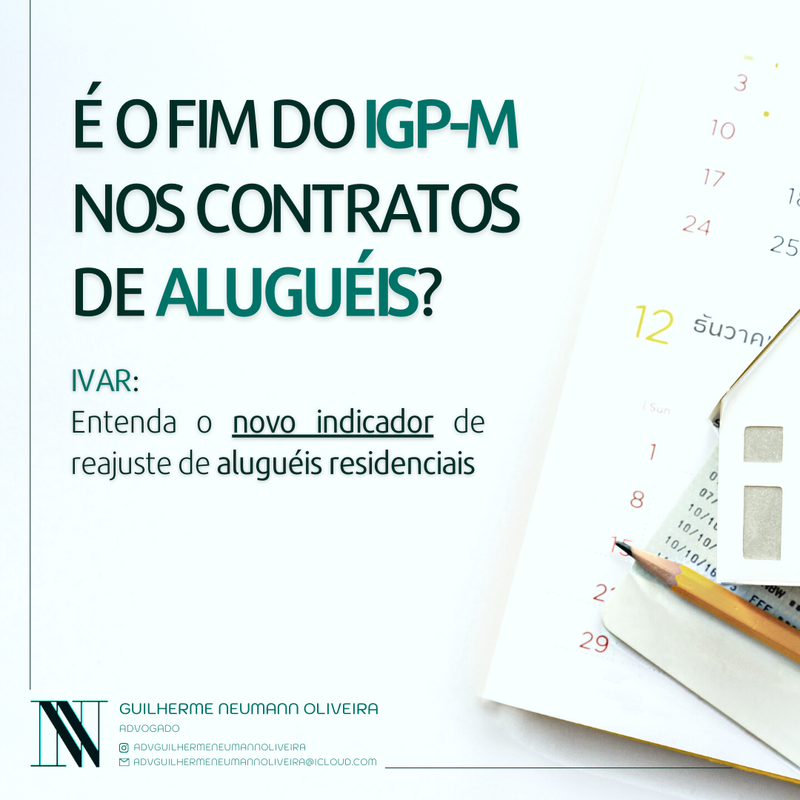 É O FIM DO IGPM NOS CONTRATOS DE ALUGUÉIS?