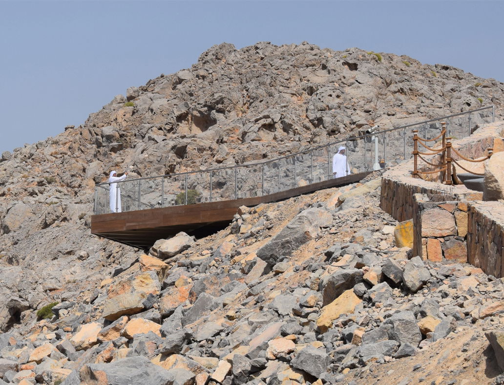 Viewing Deck Park in Jebel Jais Mountain, RAK, UAE