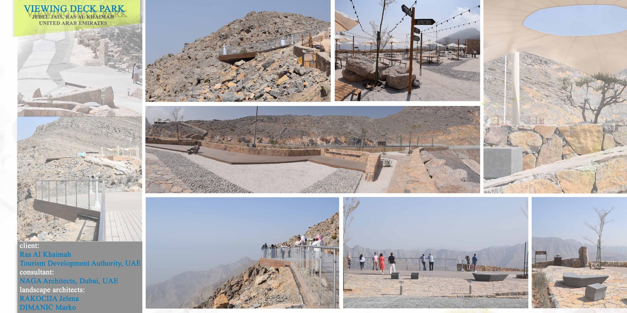 Viewing Deck Park in Jebel Jais Mountain, RAK, UAE