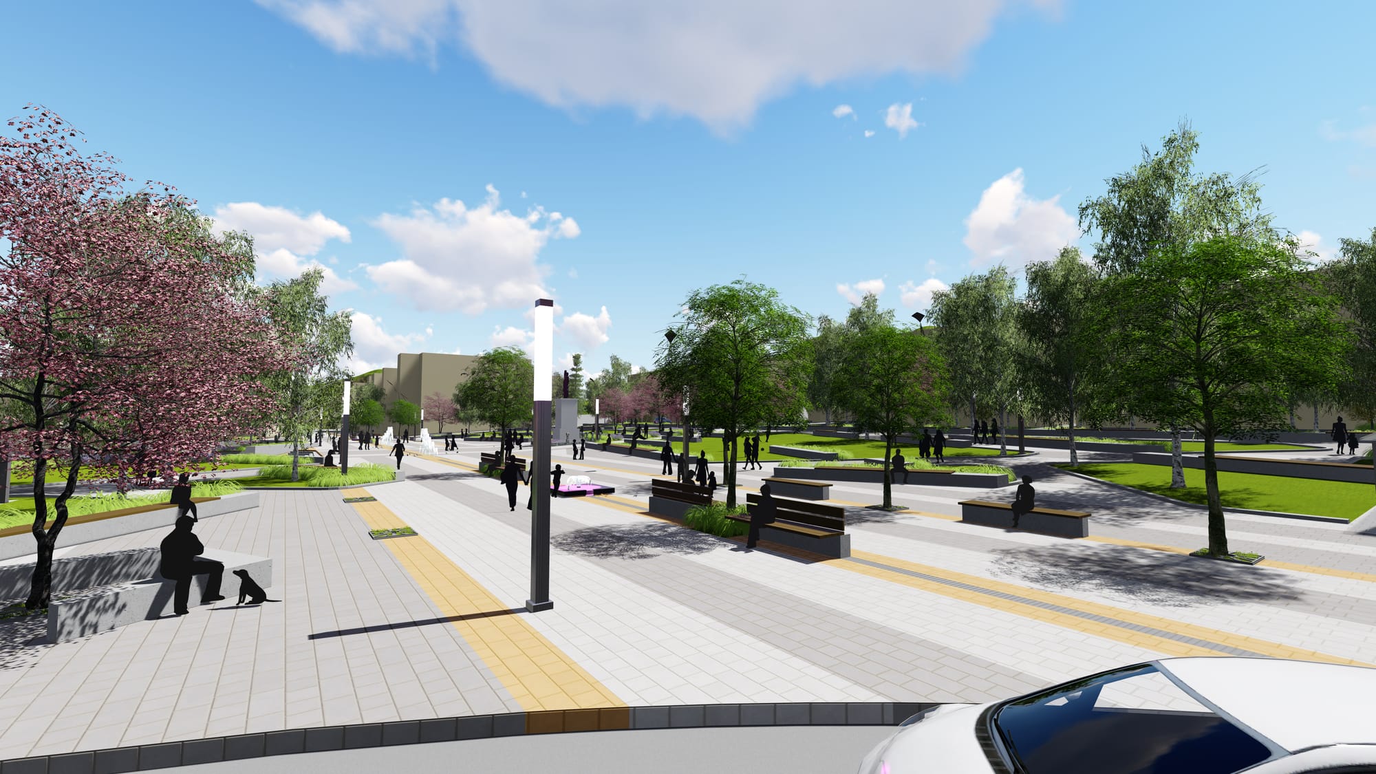 Urban Square of Toplica Heroes in Prokuplje, Serbia